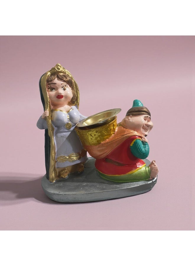 color zone pottery Fananees Ramadan cartoon characters (Fananes Ramadan multi-colored incense character) - Image 1